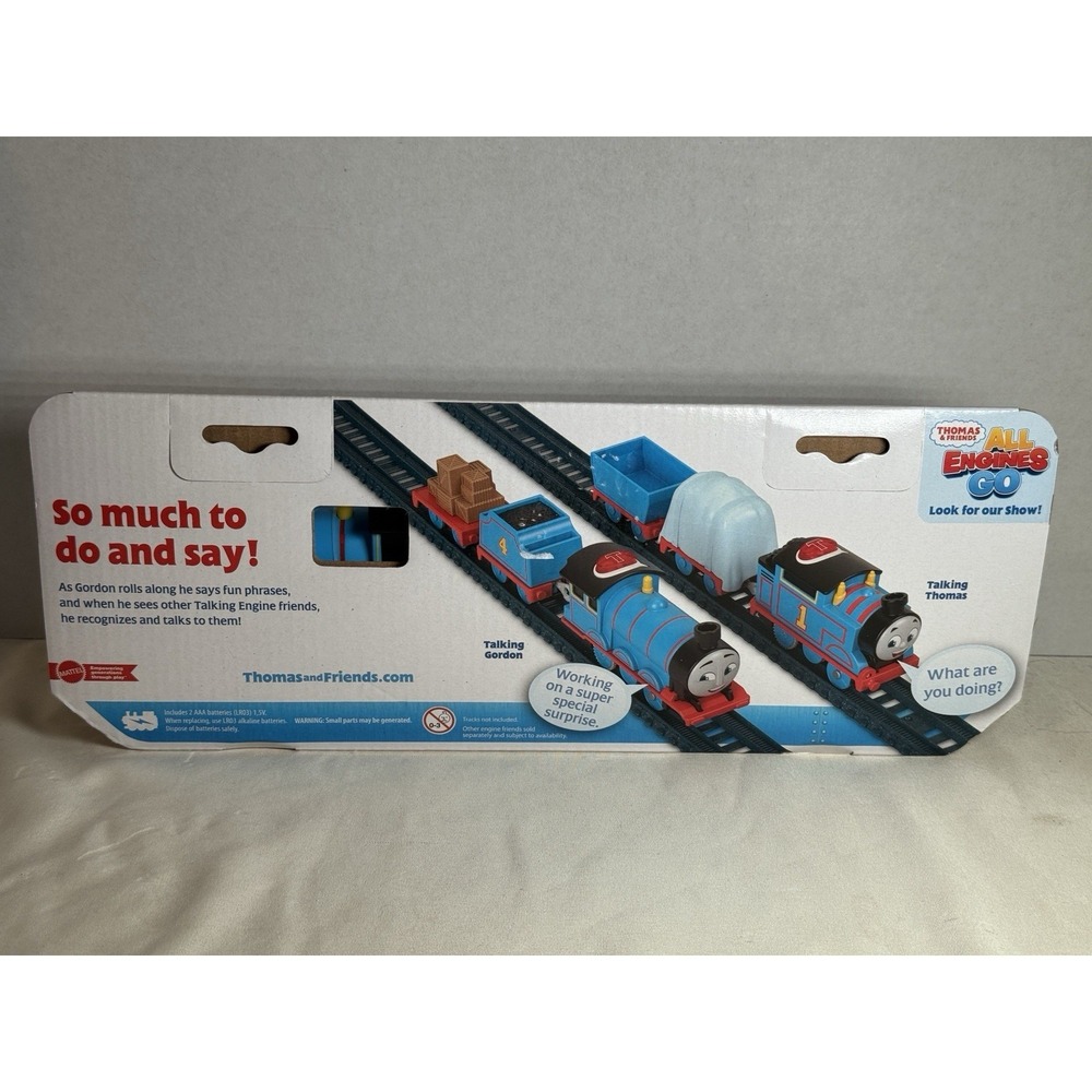 Thomas‎ & Friends Fisher Price Talking GORDON  Train Engine Tender Motorized NEW - Picture 4 of 8